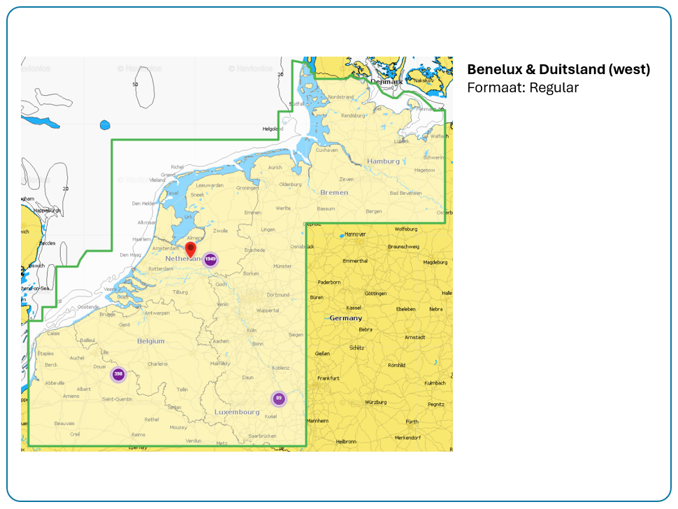 Navionics+ Blanco elektronische Seekarte