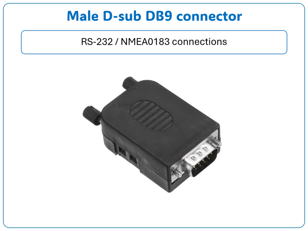 D-Sub-DB9-Stecker (männlich)