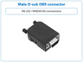 D-Sub-DB9-Stecker (männlich)