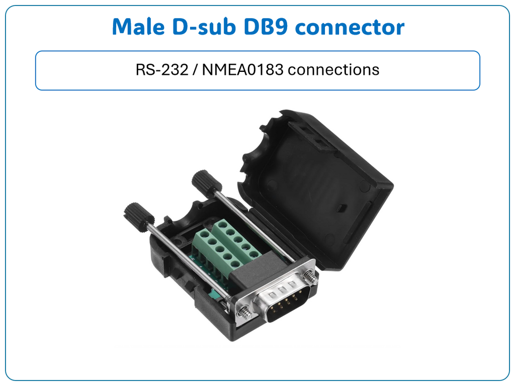 D-Sub-DB9-Stecker (männlich)