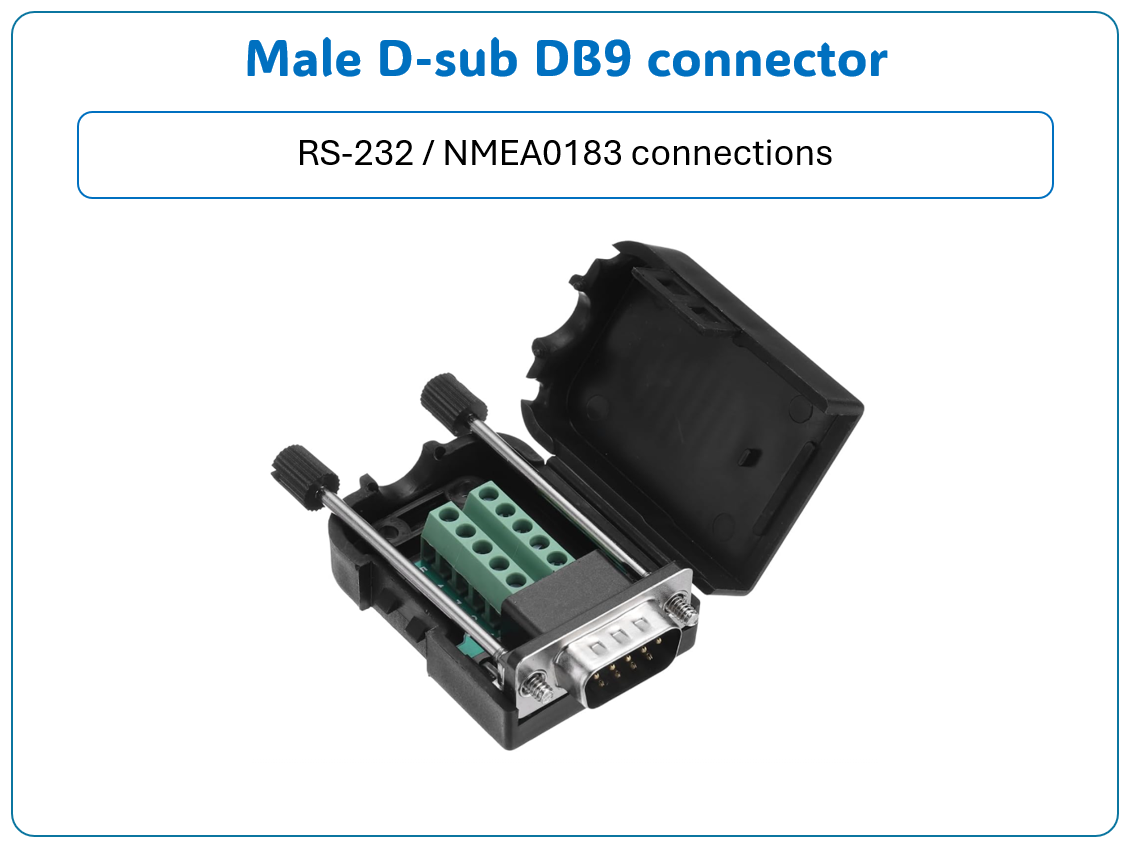 D-Sub-DB9-Stecker (männlich)