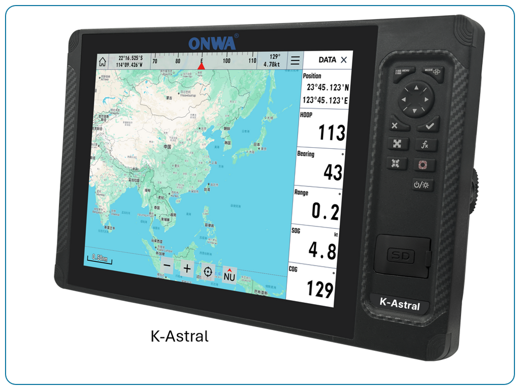 K-ASTRAL 12 Series - 12" radarbereite Touchscreen Kartenplotter