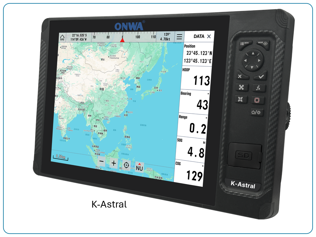 K-ASTRAL 12 Series - 12" radarbereite Touchscreen Kartenplotter