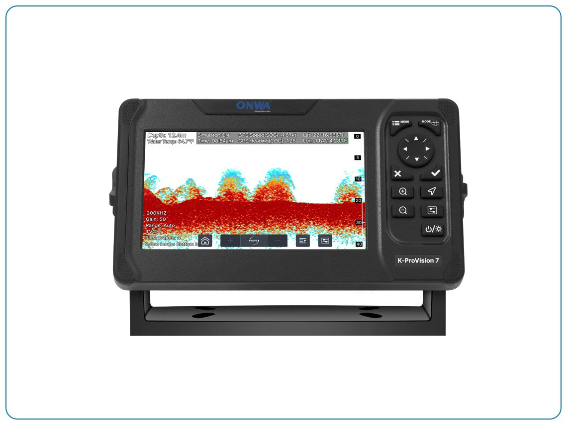 K-ProVision Fishfinder inclusief transducer