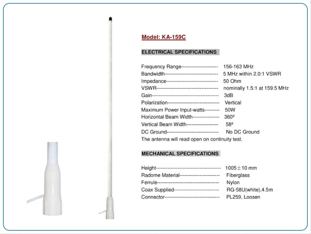 KA-159C VHF antenne