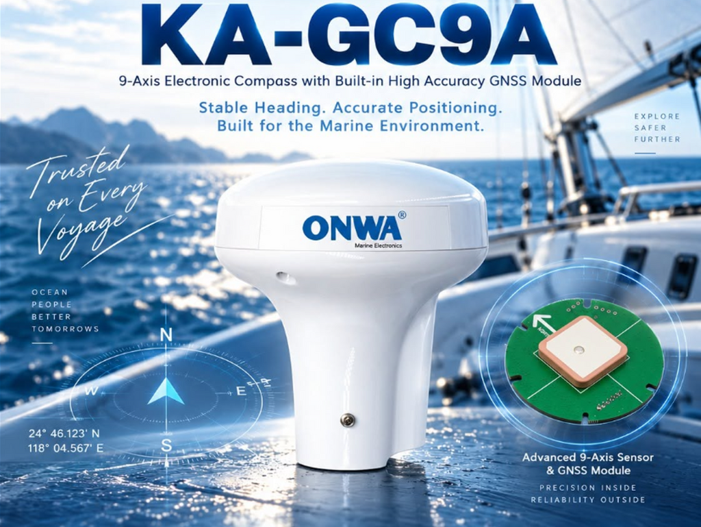 ONWA KA-GC9A - Electronisch kompas / heading sensor met GPS