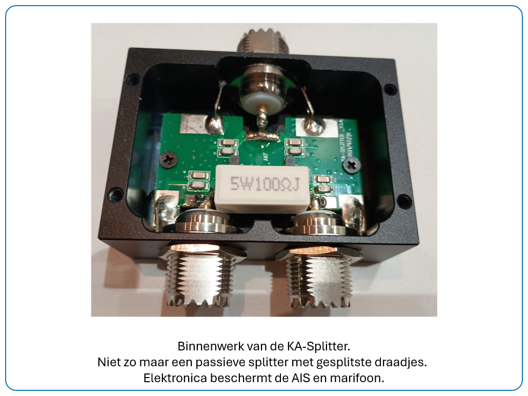 KA-Splitter - AIS / VHF marifoon splitter