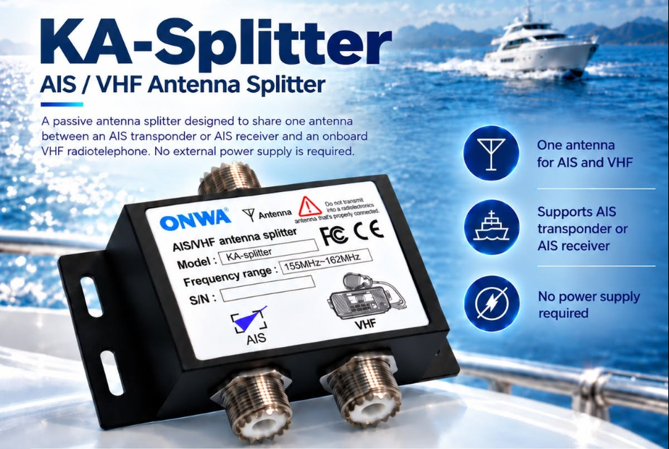 KA-Splitter - AIS / UKW-Seefunk-Splitter