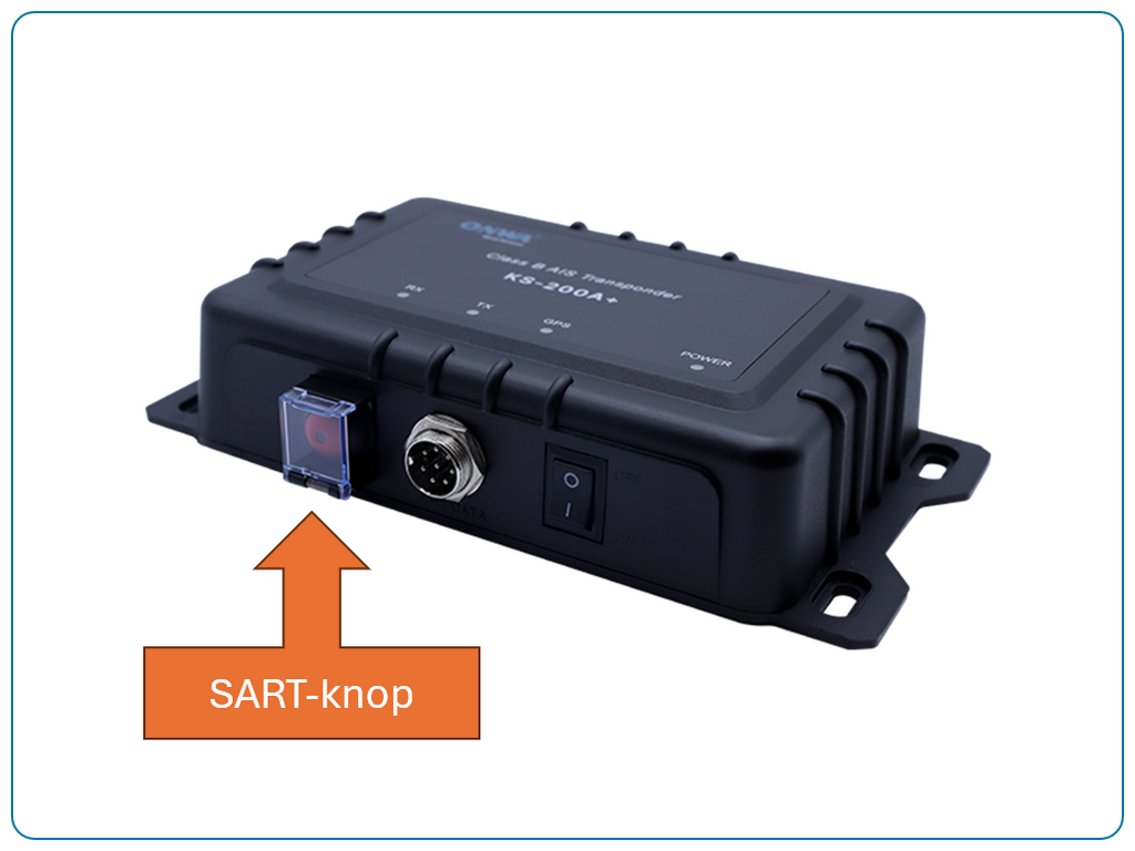 KS-200A+SART - 5W SOTDMA AIS Transponder + SART-Taste