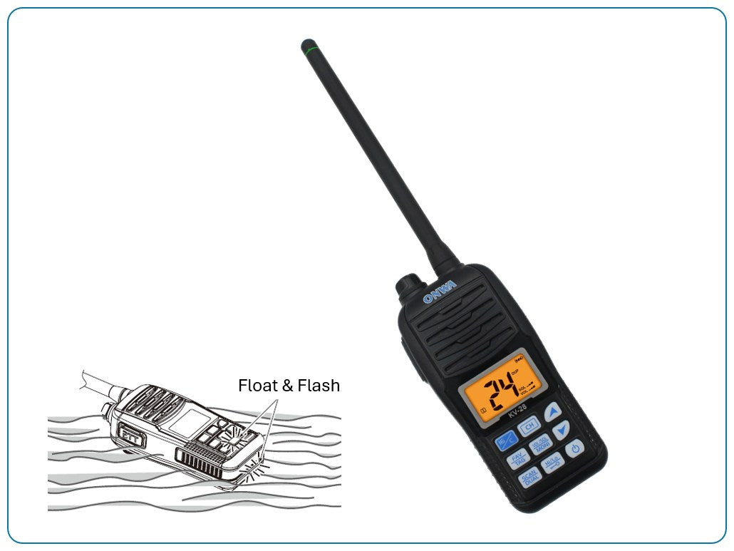 KV-28 Handmarifoon met ATIS