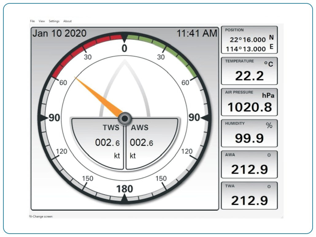 KW-360_mini Ultrasone Windmeter