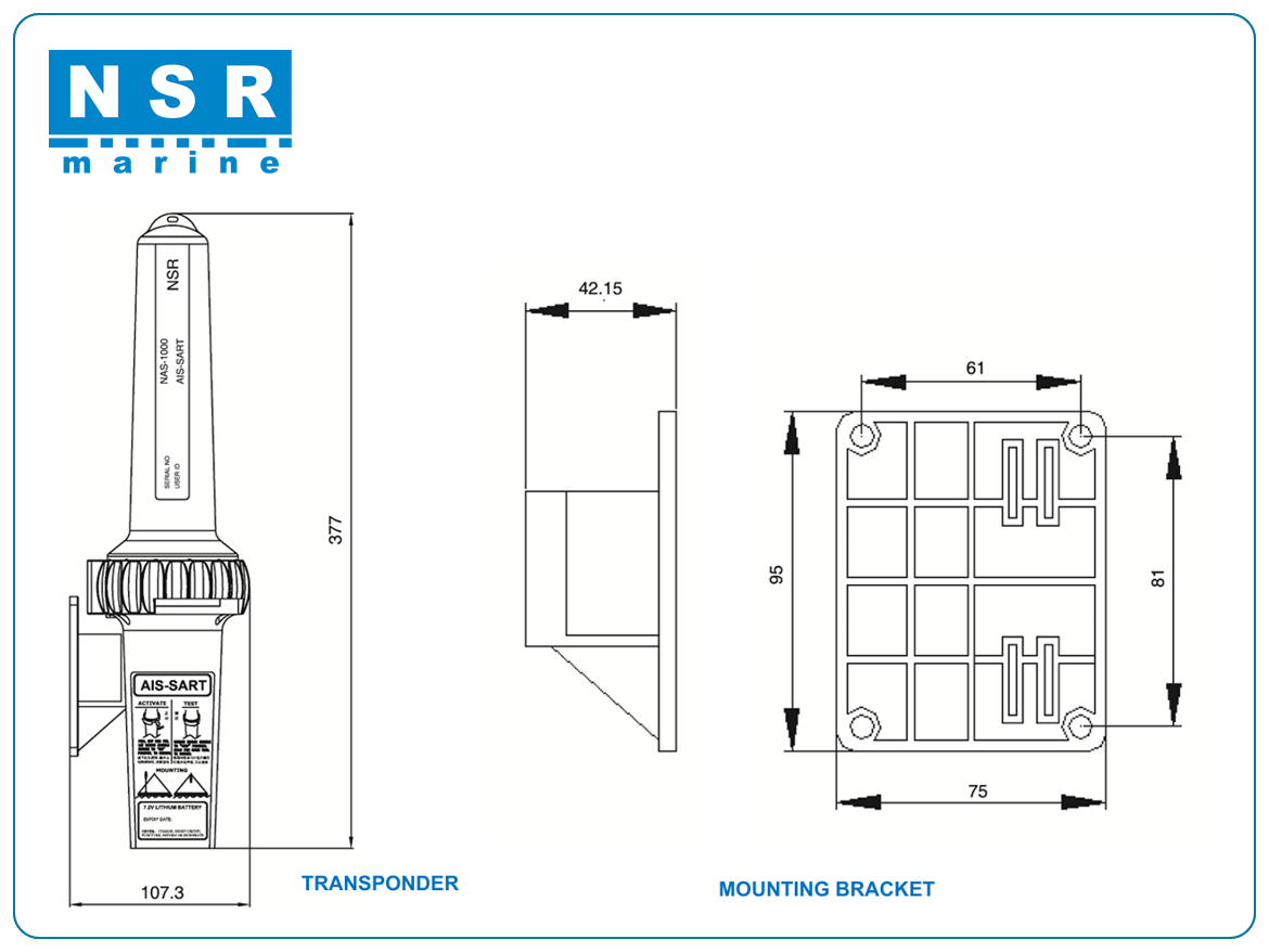 NSR NAS-1000 AIS SART