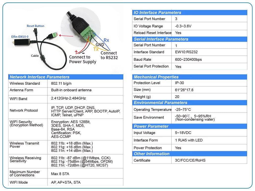 NMEA-0183 naar Wifi converter