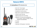 Retevis RM15 Handfunkgerät