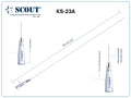 SCOUT KS-23A VHF/AIS antenne (RVS)