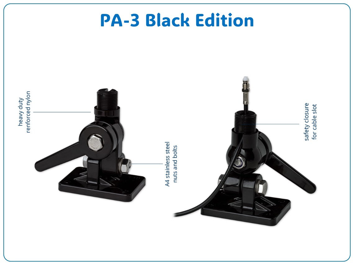 SCOUT PA-3(B) neerklapbare antennevoet - NYLON