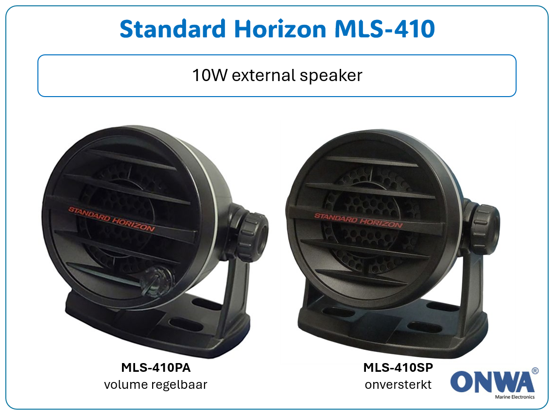 Standard Horizon externe luidspreker 10W