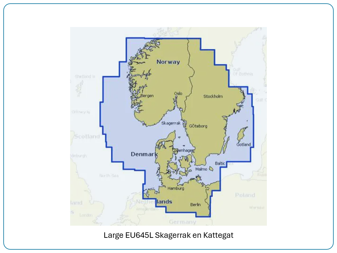 Navionics+ Blanco elektronische waterkaart