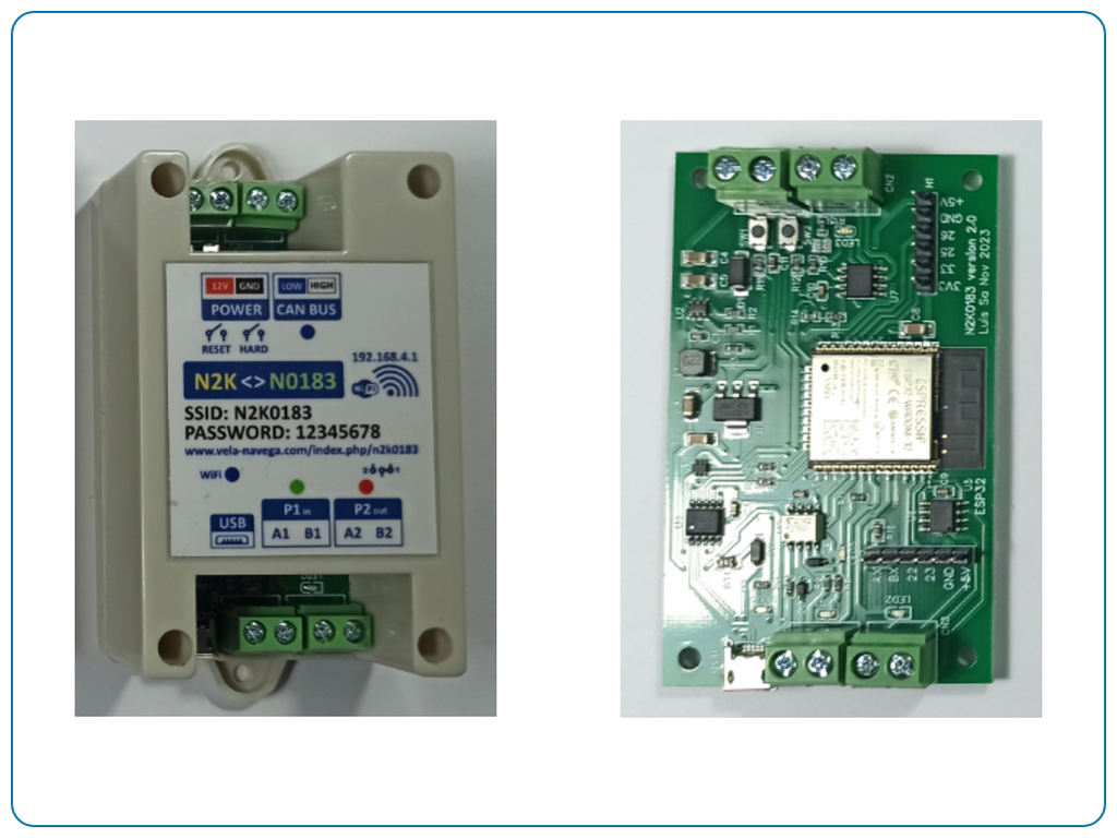 NMEA Multiplexer #5 - NMEA0183 + NMEA2000 + WiFi + USB