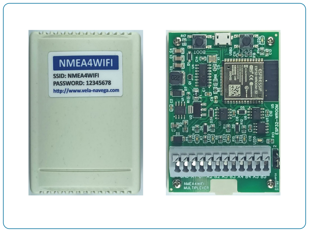 NMEA Multiplexer #4 - NMEA0183 + SeaTalk1 + WiFi + USB